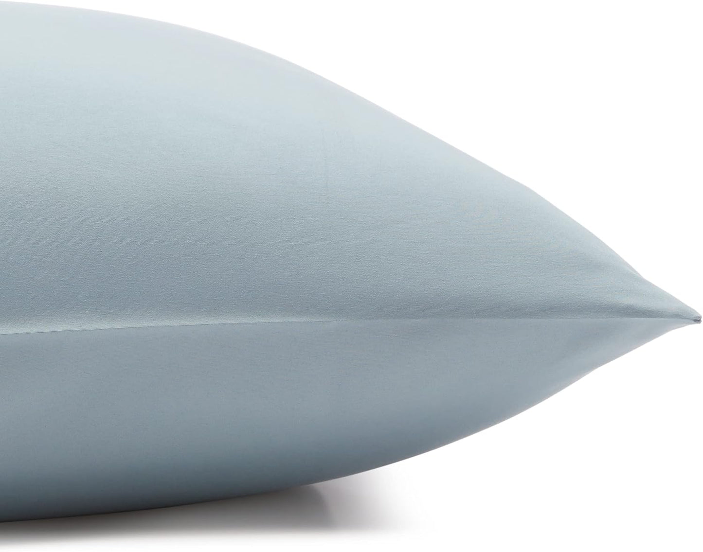 Amazon Basics Lightweight Super Soft Easy Care Wrinkle Free Microfiber 3 Piece Bed Sheet Set with 14-Inch Deep Pockets, Twin, Spa Blue, Solid, Kids, Men & Women Bedding