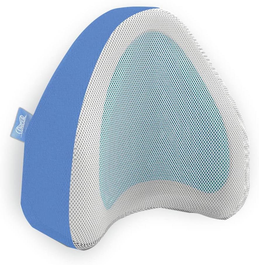 Contour Legacy Cool Leg & Knee Foam Support Pillow for Side Sleepers Soothing Relief for Back, HIPS, Knees, Joints, Nerves & Muscles (2 Pack, Cooling)