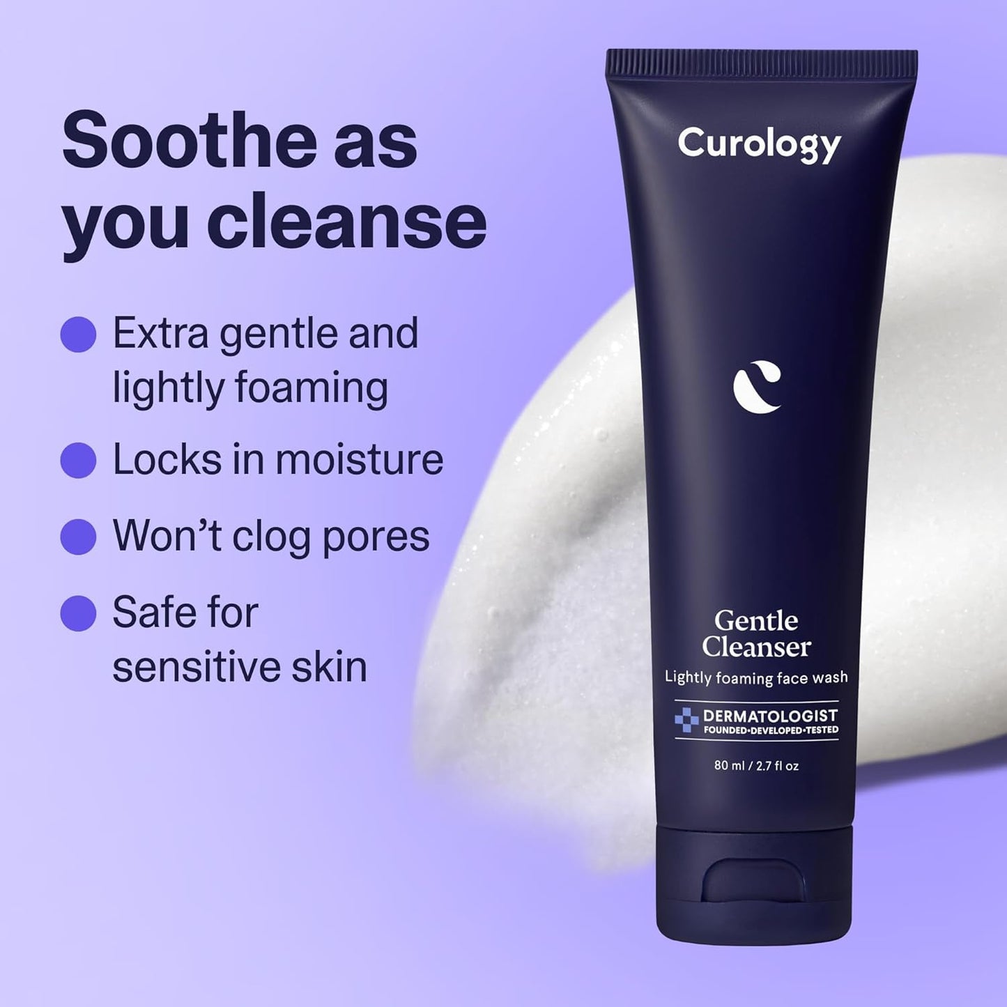 Curology Everyday Skincare Gift Set, Gentle Facial Cleanser, Acne Body Wash (2% Salicylic Acid), and Daily Gel Face Moisturizer with Hyaluronic Acid