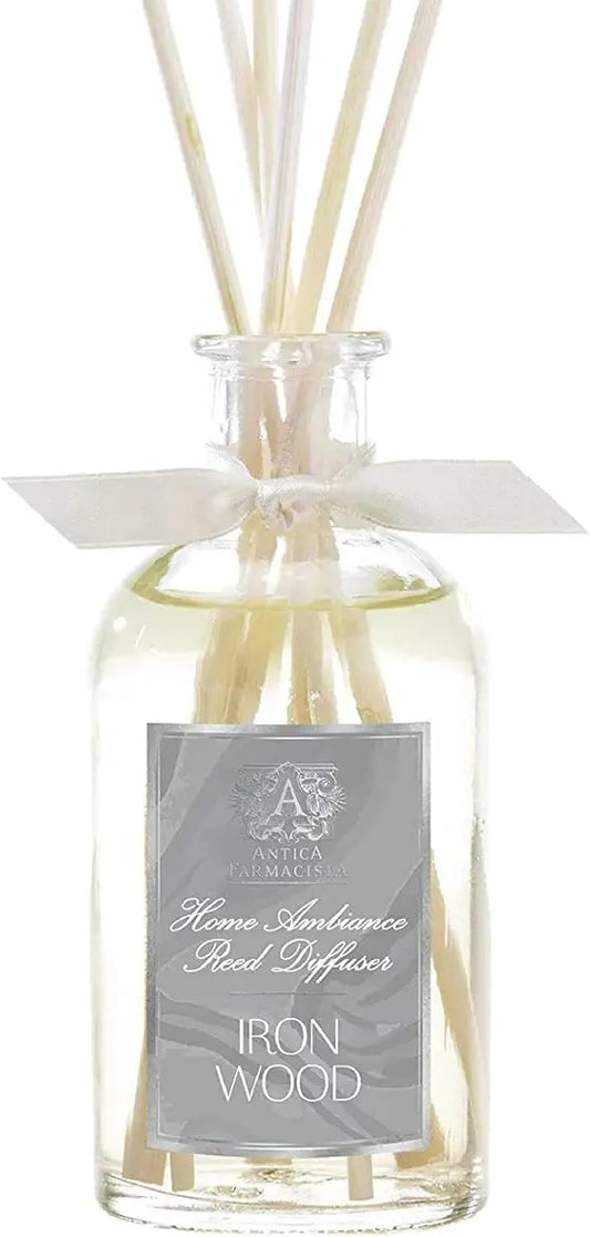Antica Farmacista Home Ambiance Diffuser - Long-Lasting Reed Scent Diffuser - Luxury Room Freshener Gift - Ironwood, 3.4 fl oz