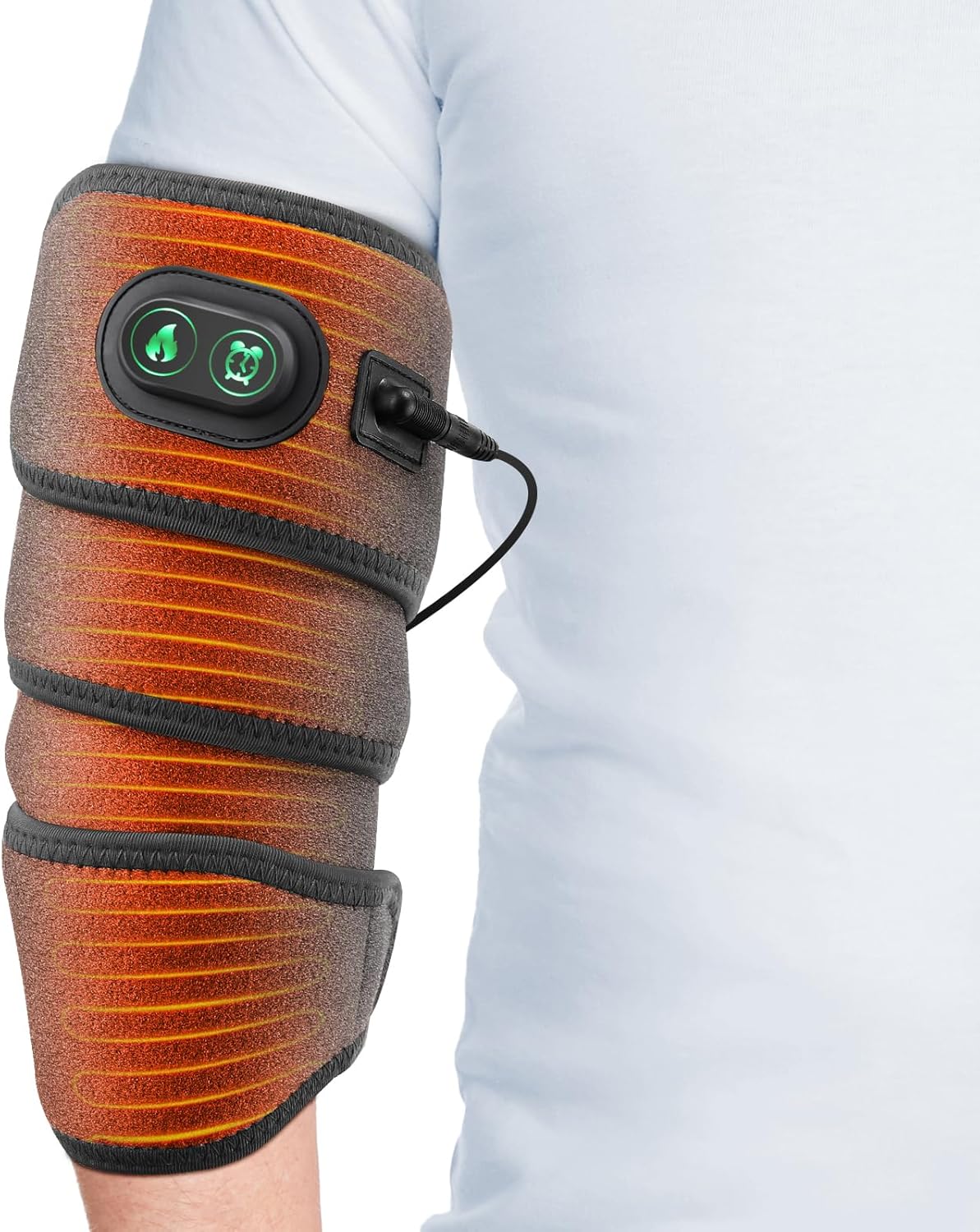 Arm Heating Pad, Extra Long Electric Heating Strap, Heated Wrap Around Wrist Brace, for Hand, Arm, Knee, Ankle, 4 Heat Levels & 3 Auto-Shutoff Timers, with 78" Long Power Cord