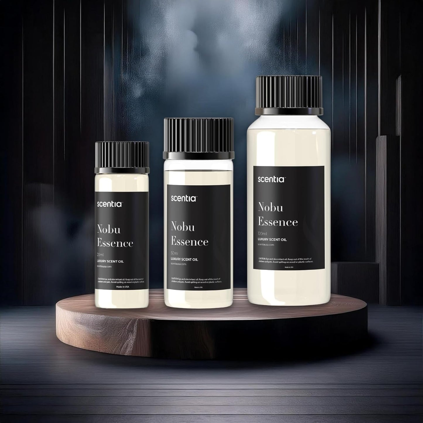 Scentia Hotel Diffuser Oil Inspired by The Nobu Hotel - 120 mL 4.06 fl oz - Essential Oil Blend Jasmine, Lilly, Sandalwood for Aromatherapy Diffusers - Nobu Essence - Thanksgiving & Holiday Gift