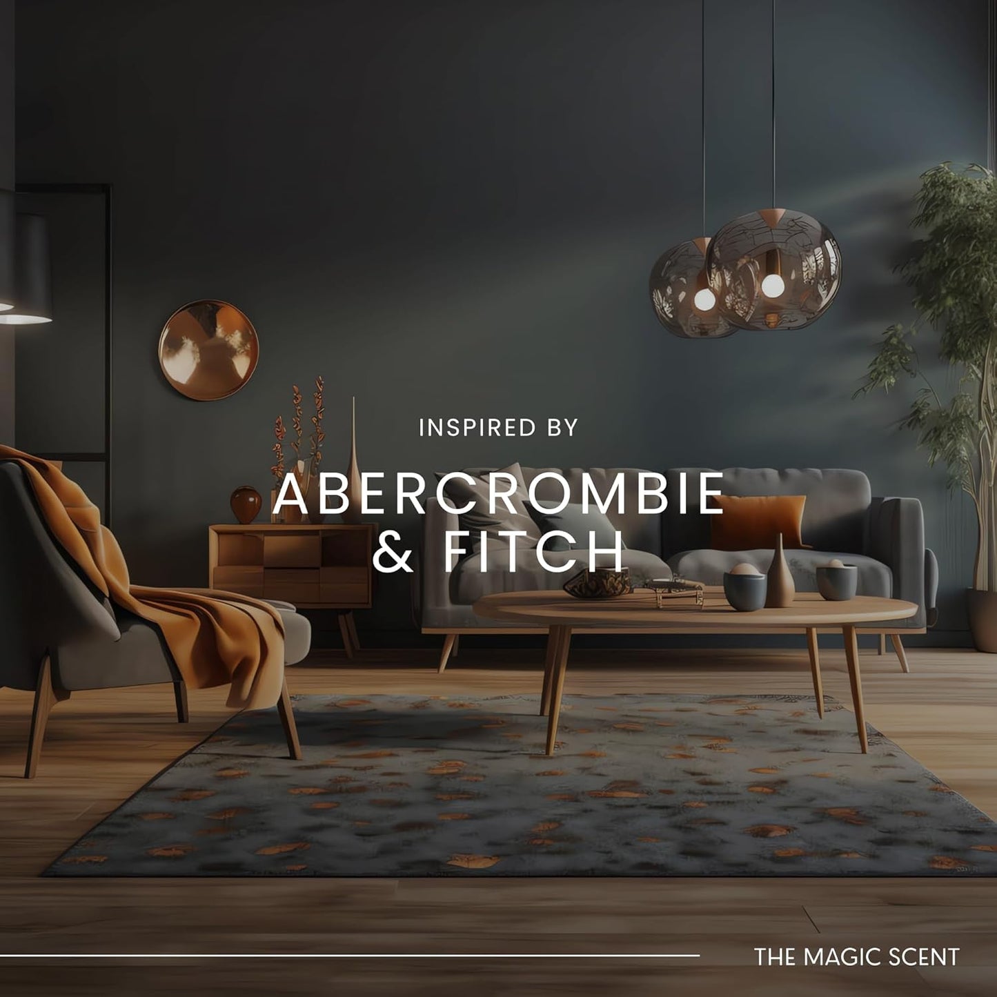 The Magic Scent Mahogany & Teakwood Diffuser Oil - Hotel & Home Luxury Scents Inspired by Abercrombie & Fitch - Diffuser Oil Scents for Home Designed for Use in All Diffusers - 8.5 fl oz, 250 mL