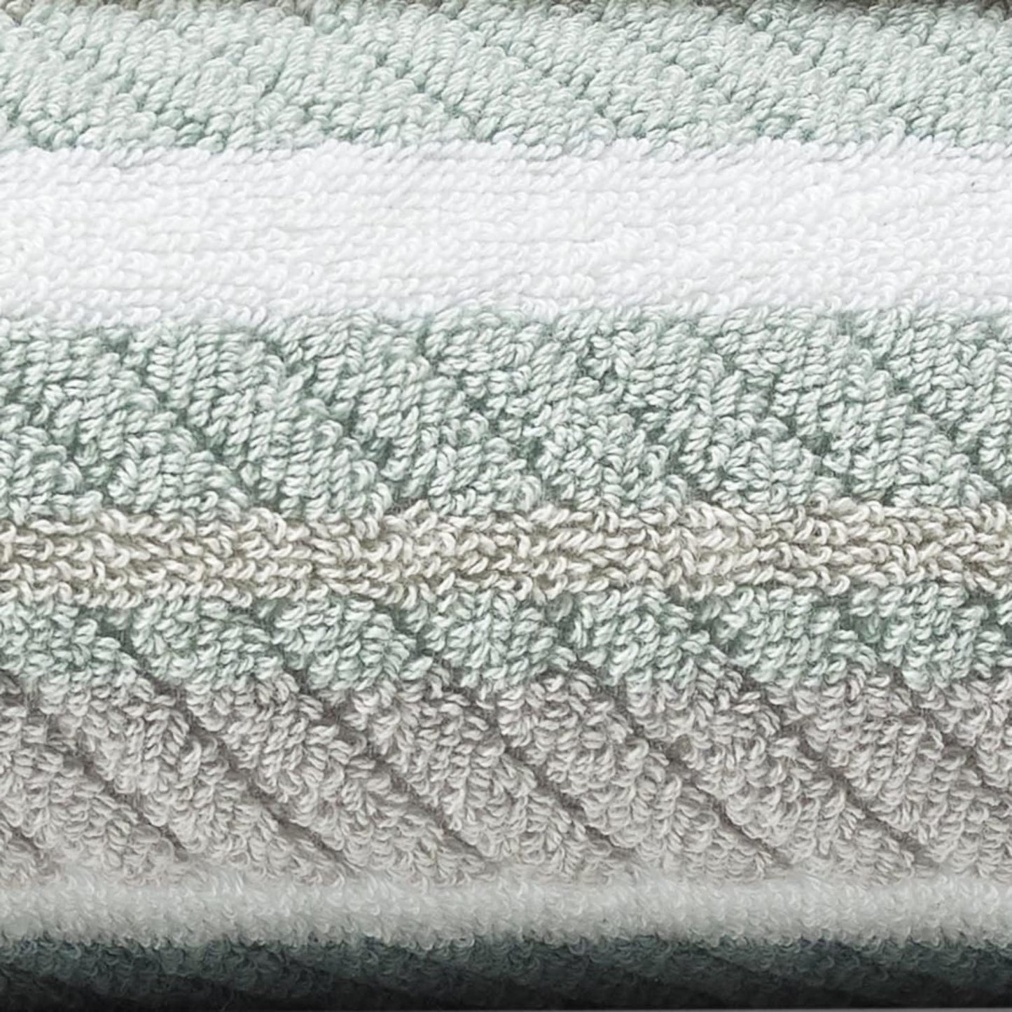 Tommy Bahama - Bath Towels, 100% Soft & Absorbent Cotton Terry Loop with Twill Texture, Low Linting & Fade Resistant, Medium Weight Bathroom Towels (Ocean Bay Blue, 3 Piece)