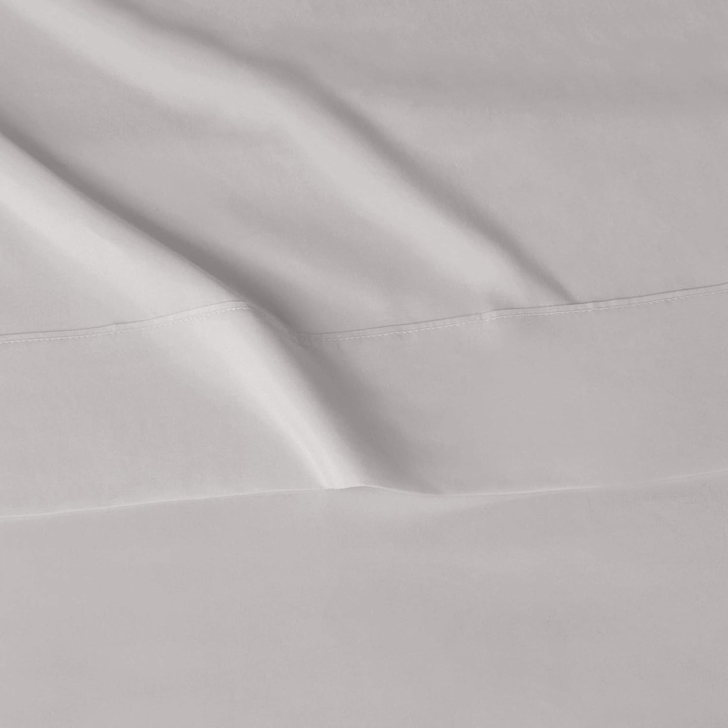 Amazon Basics Lightweight Super Soft Easy Care Wrinkle Free Microfiber 3 Piece Bed Sheet Set with 14-Inch Deep Pockets, Twin, Light Gray, Solid, Kids, Men & Women Bedding