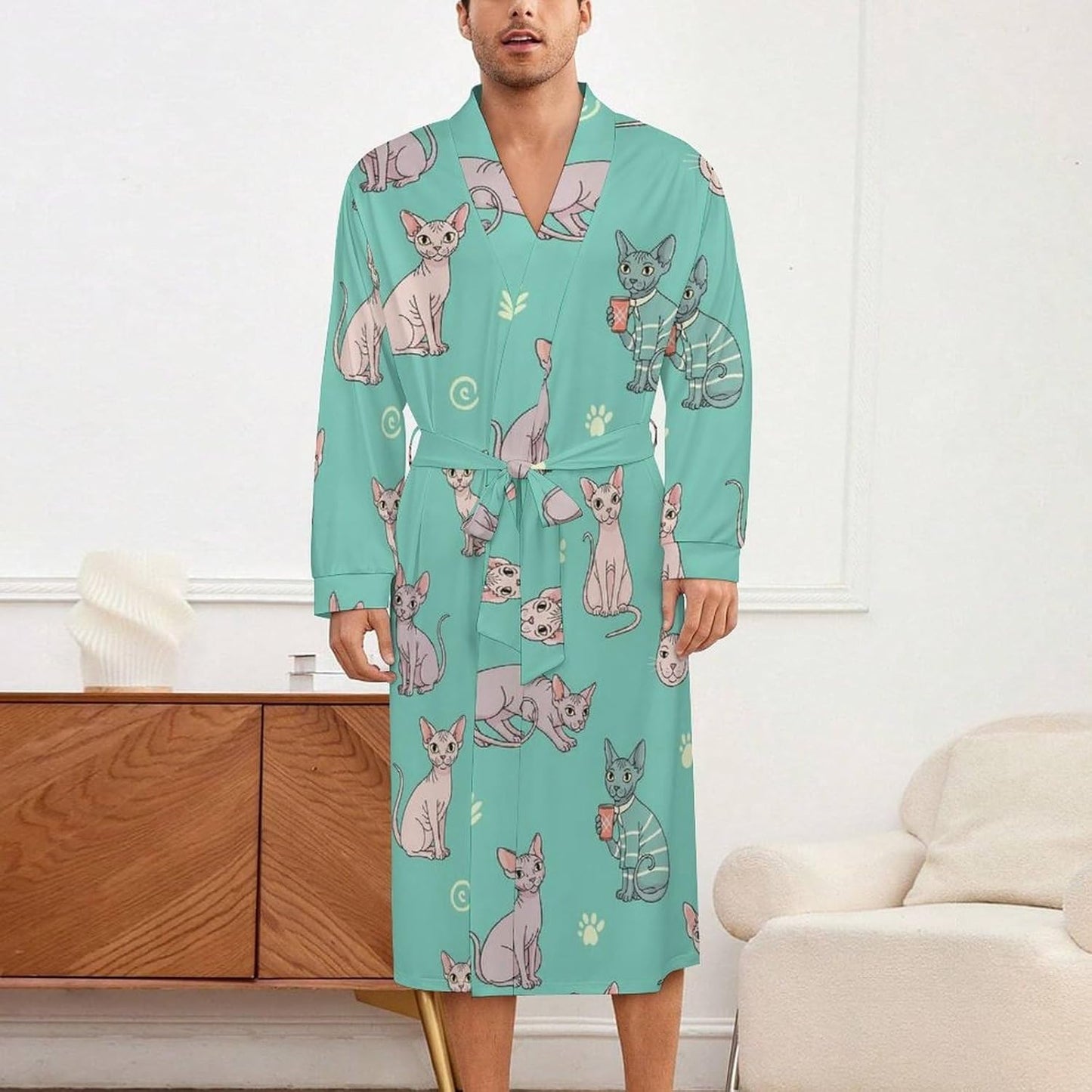 Soft Robes for Women Lightweight Kimono Bathrobe Full-Length Loungewear