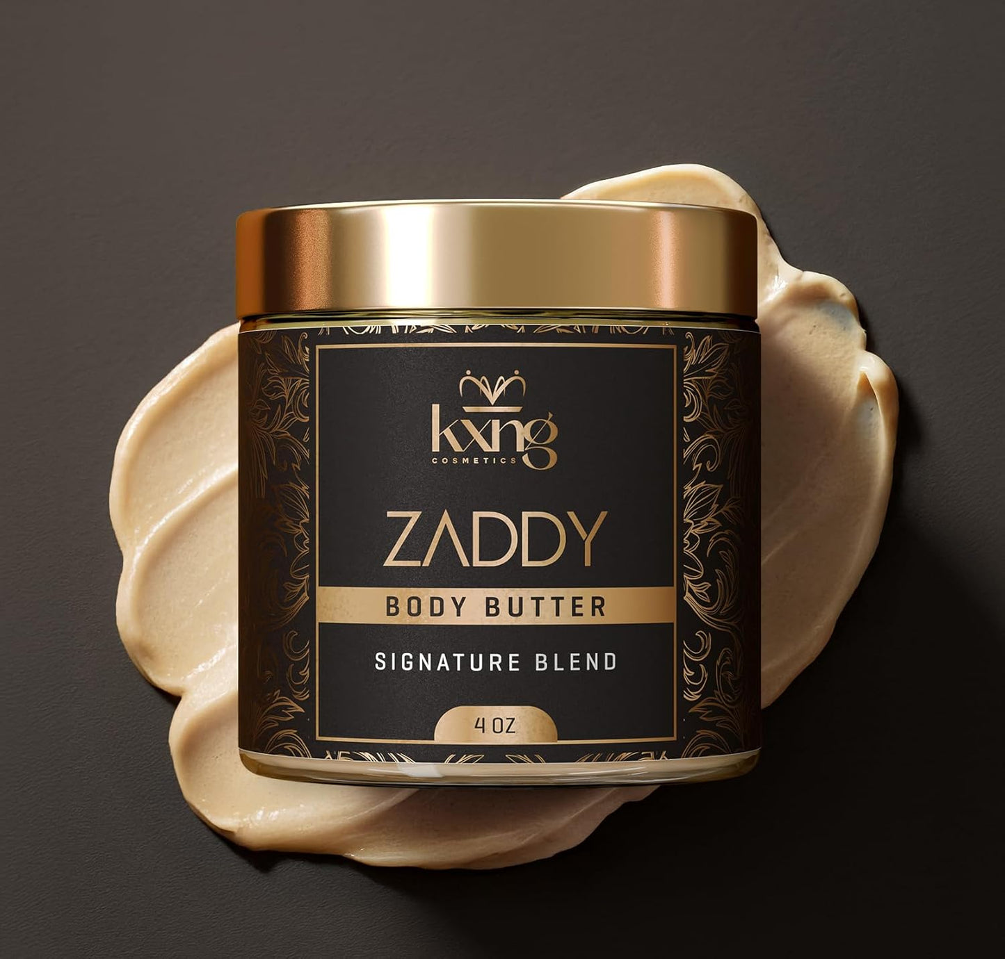 KXNG Shea Butter Body Cream, Luxurious Hydrating Body Butter, Intense Moisturizer for Dry Skin, Perfect for Men & Women, Cruelty-Free