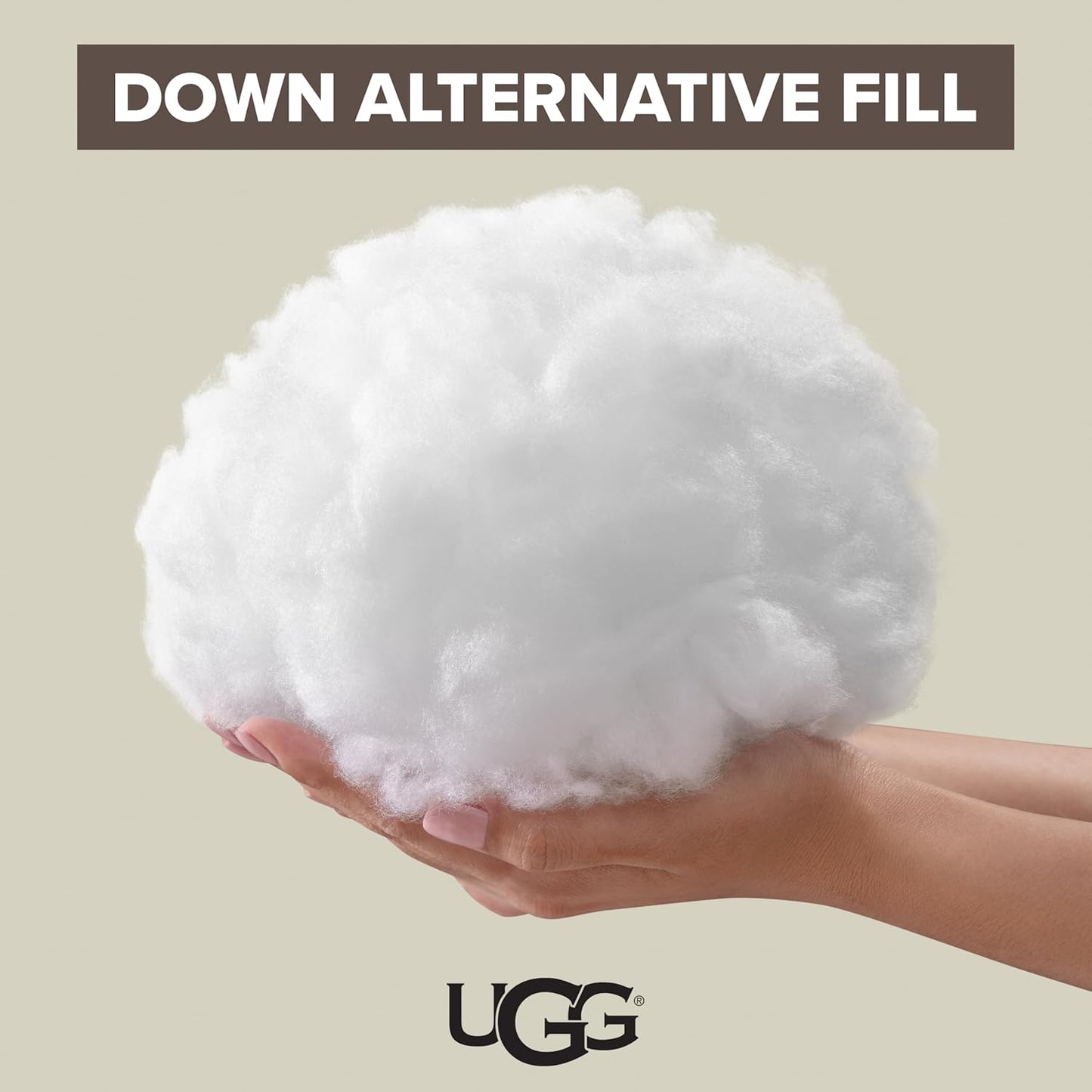 UGG Cooling Pillow Standard Size Luxury Hotel Style for Stomach, Back or Side Sleepers with Washable Cover Hypoallergenic Down Alternative for King Beds, 20-inch x 36-inch, White