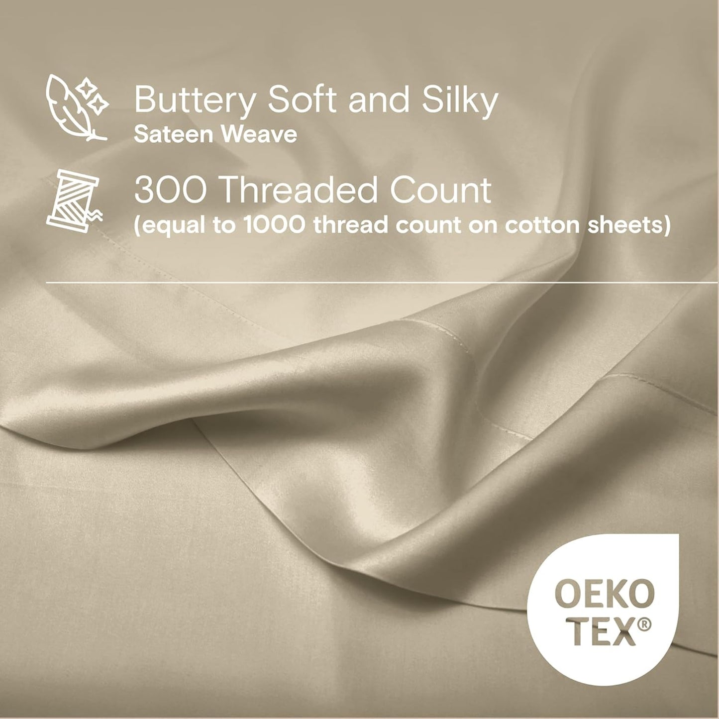 DOZ Duvet Cover Set, 100% Viscose derived from Bamboo, Organically Grown, Buttery Soft, Cooling Duvet Covers, High GSM, 1 Duvet Cover and 2 Pillowcases, 90"x90" (Fog, Full/Queen)