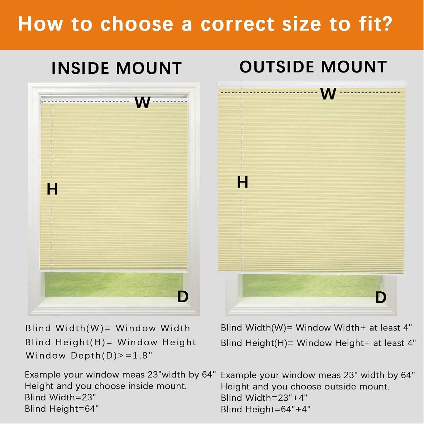 Persilux Custom Size Light Filtering Cellular Shades Cordless Honeycomb Window Shades Bottom Up Dirt Proof Privacy Window Blinds for Windows, Bedroom and Living Room Beige