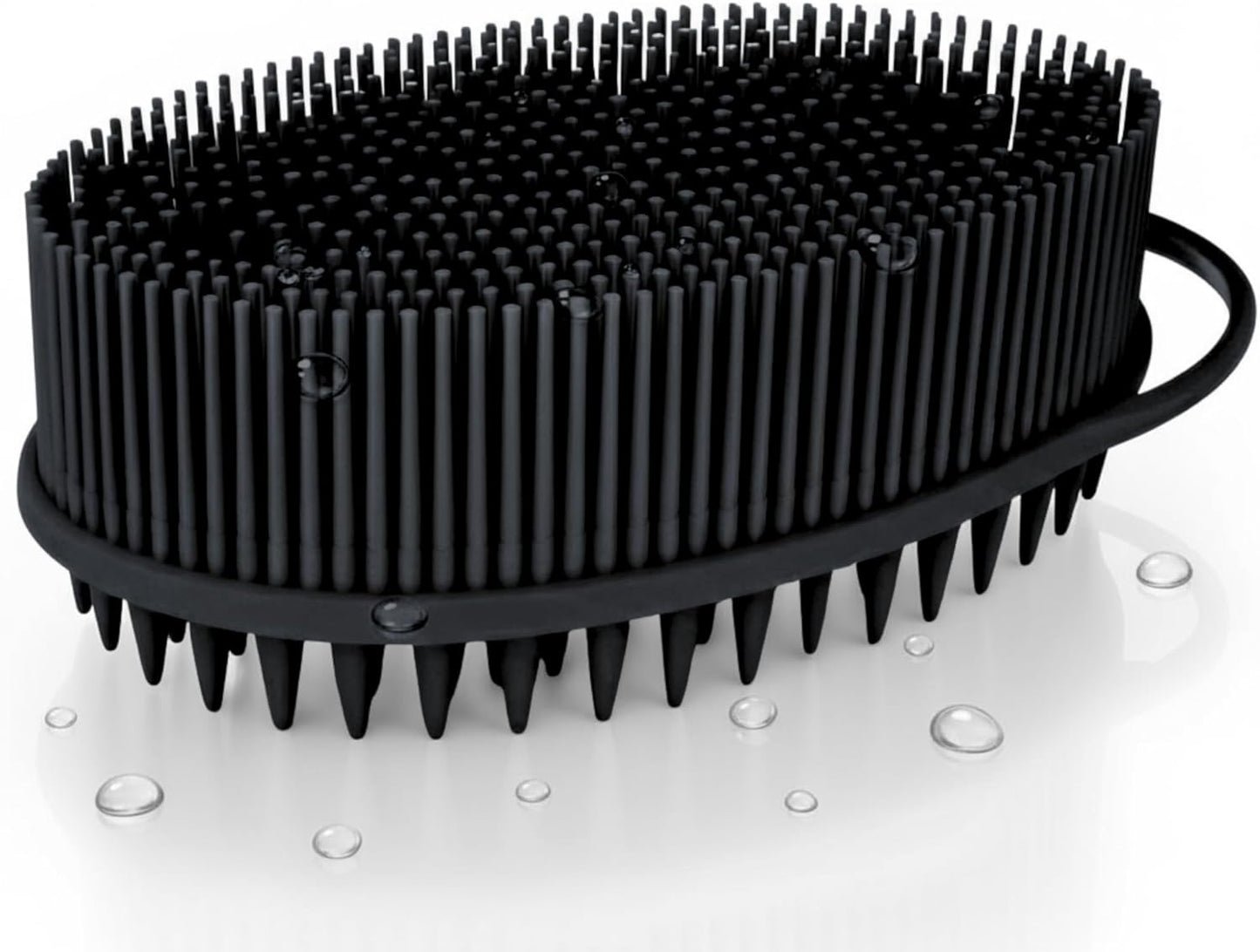 Scalp Massager Shampoo Brush Silicone - Hair Scrubber Shower Tool - Avilana Scalp Exfoliator Head Massage Brush - Gentle Daily Cleansing All Hair Types - Gift Women Men