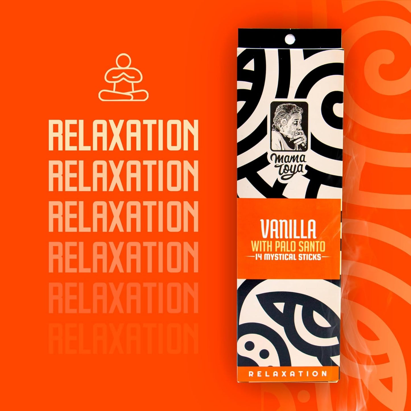Vanilla with Palo Santo Incense Sticks (14 Mystical Sticks) Relaxation –Comforting, Purifying & Handcrafted Natural Aroma