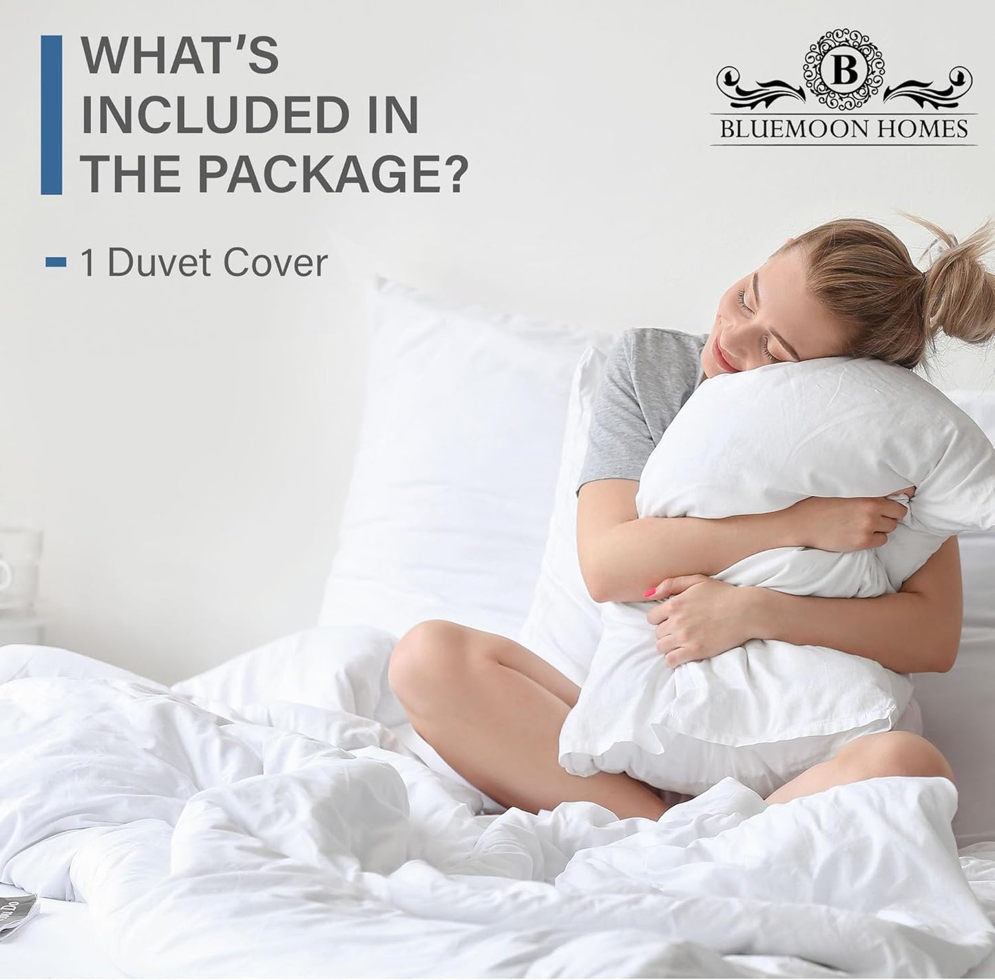 100% Egyptian Cotton Duvet Cover Queen Full Size 1000 Thread Count Long Staple Egyptian Cotton Quilt Cover, Silky Soft, Breathable with Hidden Zipper Closure 1 Piece Duvet Cover (Aqua Blue)