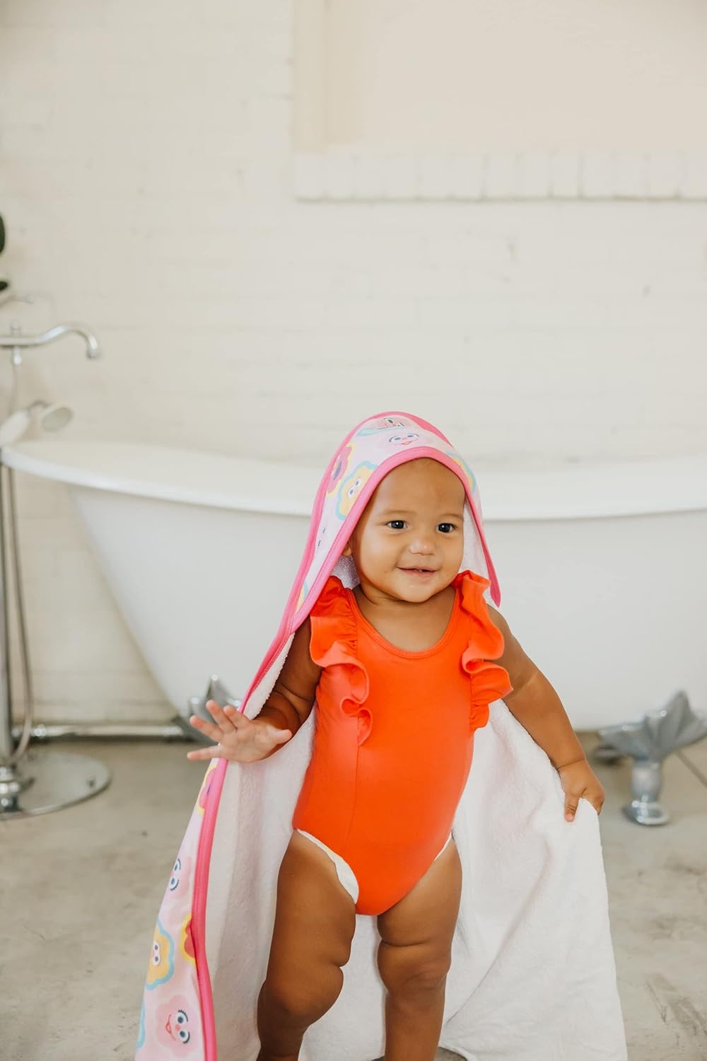 Copper Pearl Premium Knit Hooded Bath Towel Abby and Pals