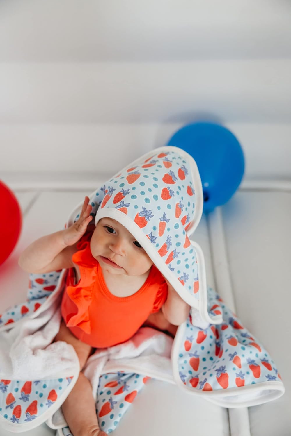 Copper Pearl Hooded Bath Towels Premium Knit/Terry Cloth Baby Towels with Hood, Pockets, and Cool Designs - Great to Gift and Make Bath Time Fun - Baby Bath Towel, Liberty