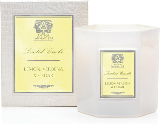 Antica Farmacista Luxury Scent Candle - Decorative Home Candle - Long-Lasting & Premium Scented - Luxury Gift - Lemon, Verbena & Cedar, 9 oz