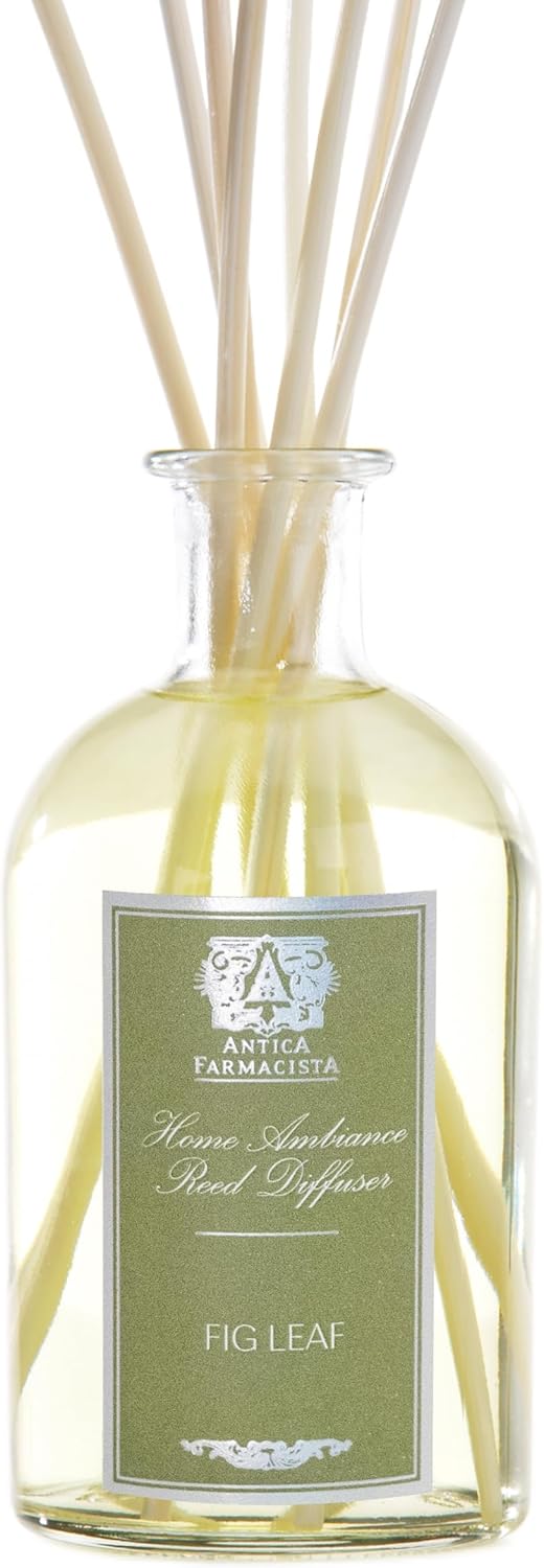 Antica Farmacista Home Ambiance Diffuser - Long-Lasting Reed Scent Diffuser - Luxury Room Freshener Gift - Fig Leaf, 8.45 fl oz