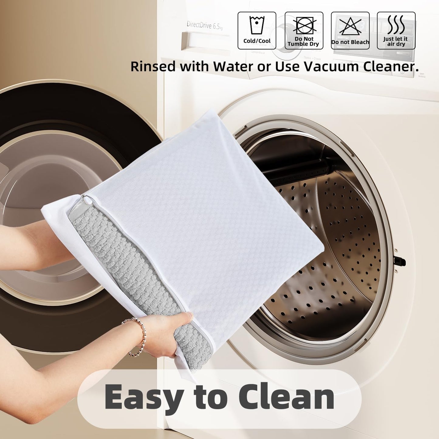 Bathroom Runner Rugs, Long Bath Mat Runner Washable Thin Quick Dry Low Pile Bathroom Runner Rugs Non Slip, Light Grey 16"x60"