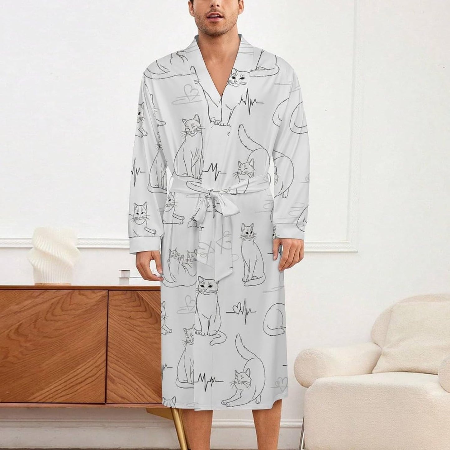 Soft Robes for Women Lightweight Kimono Bathrobe Full-Length Loungewear