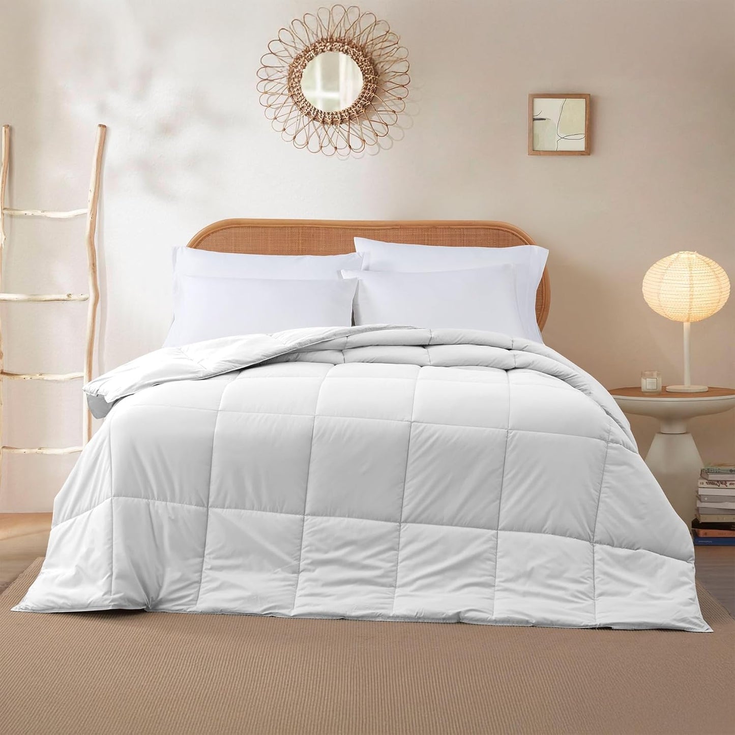 Modern Threads Down Alternative Reversible Comforter White/White Twin