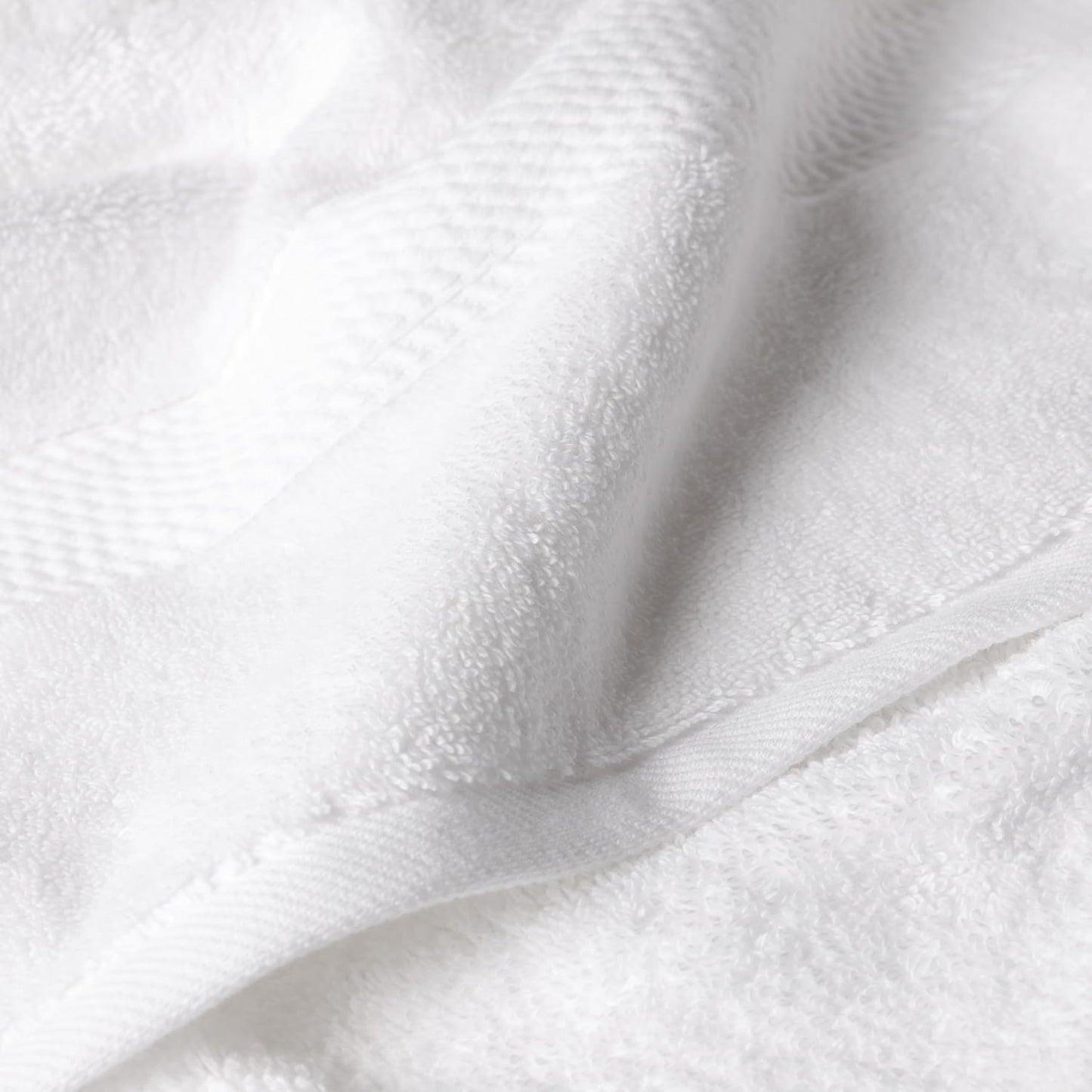 Superior Egyptian Cotton Pile 6 Piece Towel Set, Includes 2 Bath, 2 Hand, 2 Face Towels/Washcloths, Ultra Soft Luxury Towels, Thick Plush Essentials, Guest Bath, Spa, Hotel Bathroom, White