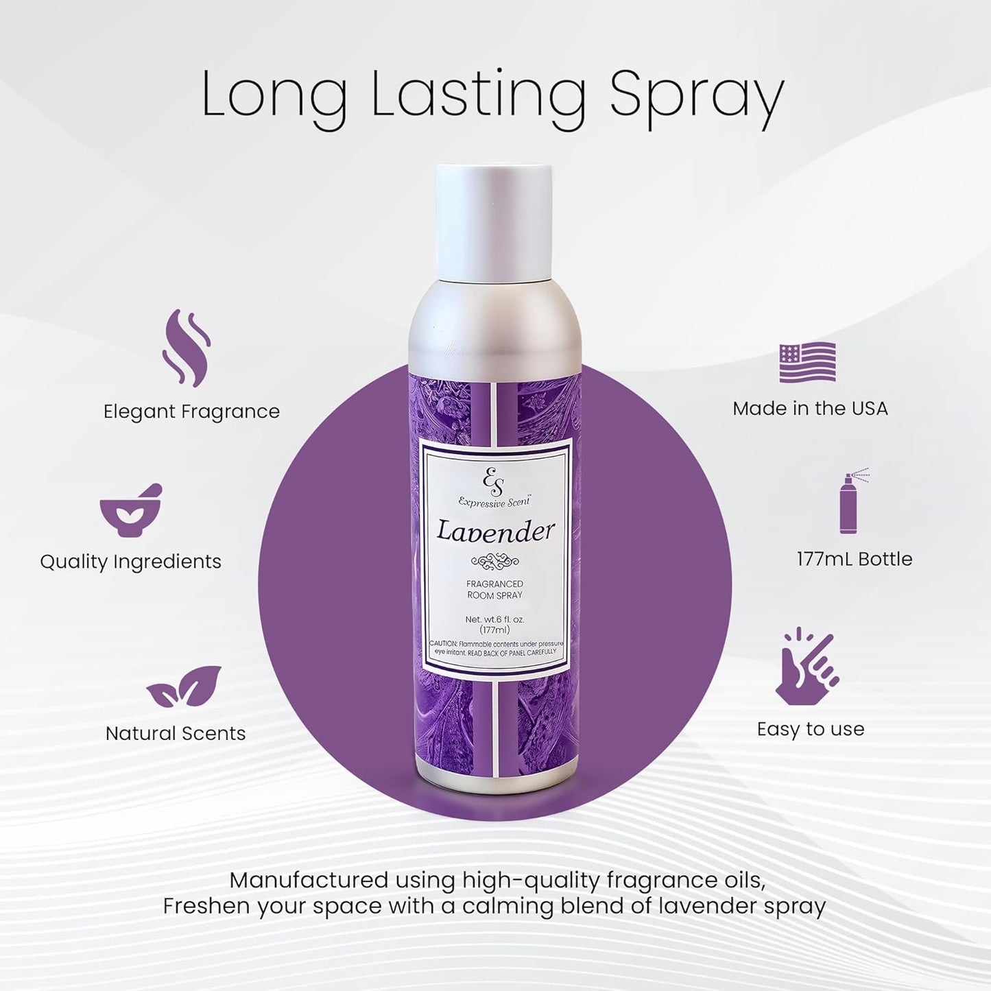 Expressive Scent 6 oz Lavendar Fragrance Room Spray