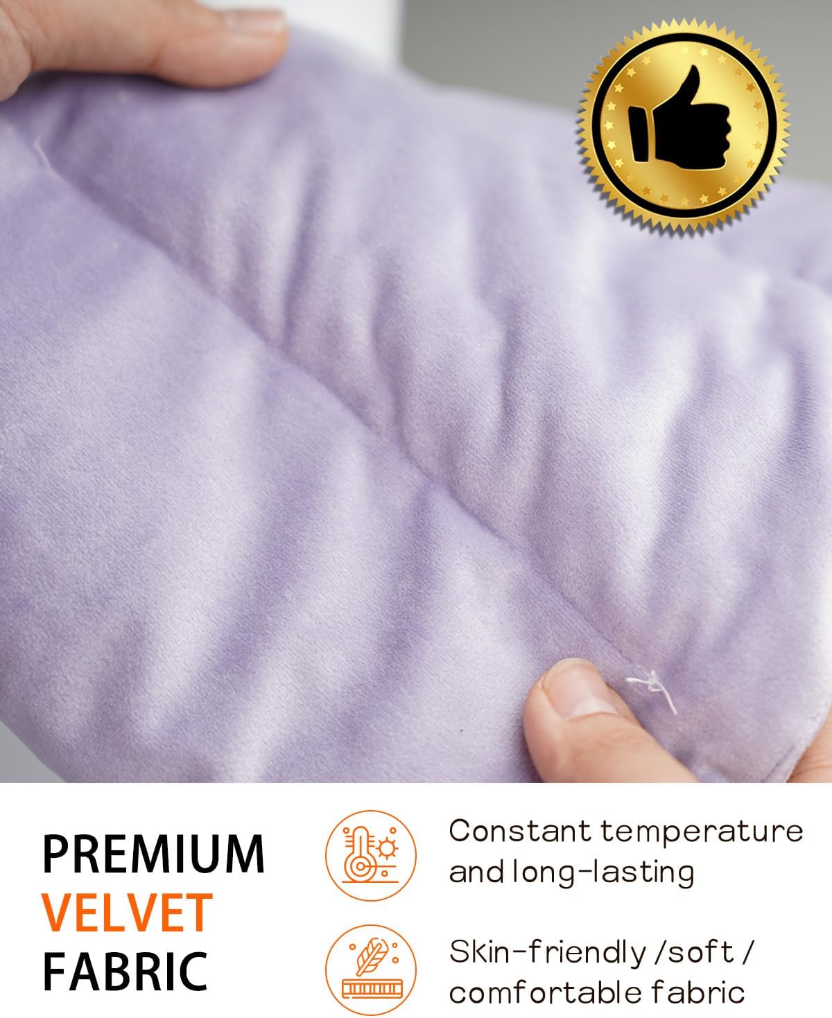 Small Microwave Heating Pad for Neck and Shoulder, Microwavable Versatile Cold/Heated Muscle Ache, Soothing Fatigue Wrap for Back Pain and More, Moist Heat Pad Warm Compress (8x17 inch)