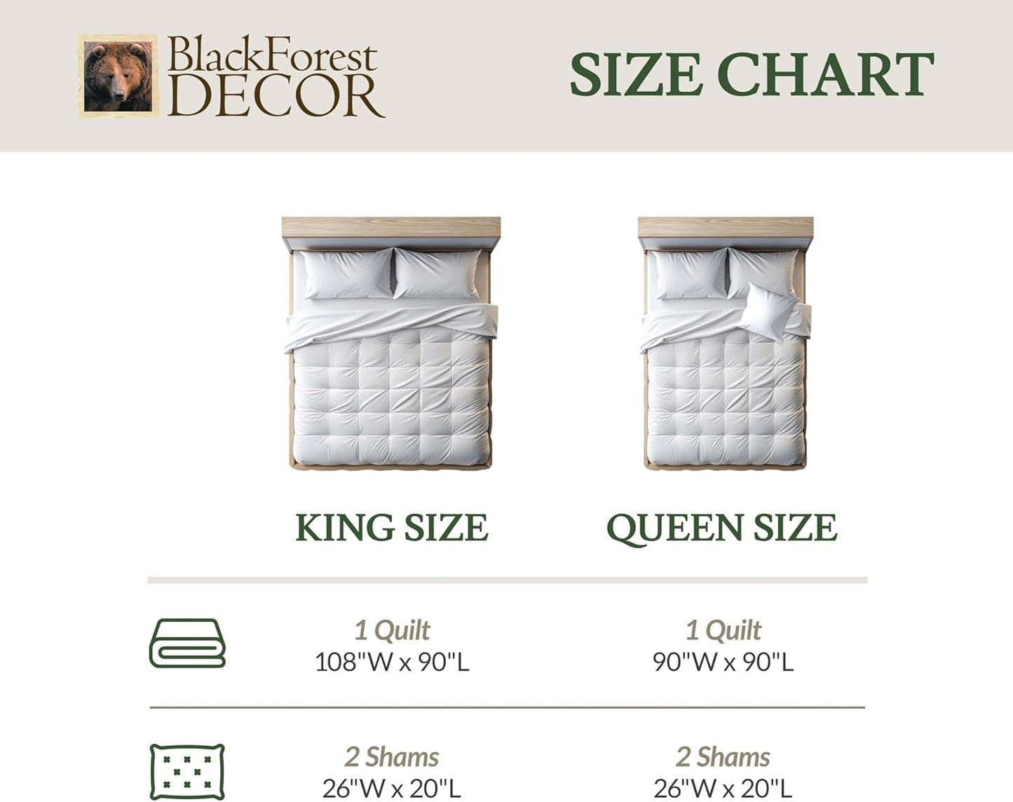BLACK FOREST DECOR Spirit Walk Quilt Bed Set - Queen, Western Style, Lightweight Southwest Diamond Motif Bedding, Machine Washable