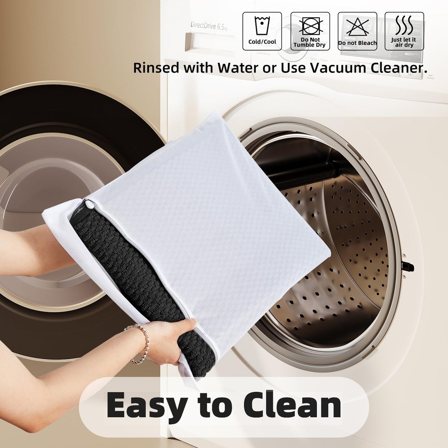 Black Large Bathroom Rugs Non Slip Washable Bath Rugs Super Absorbent Bathroom Rug Thin Quick Dry Low Pile Bath Mats, Black 36''x48''