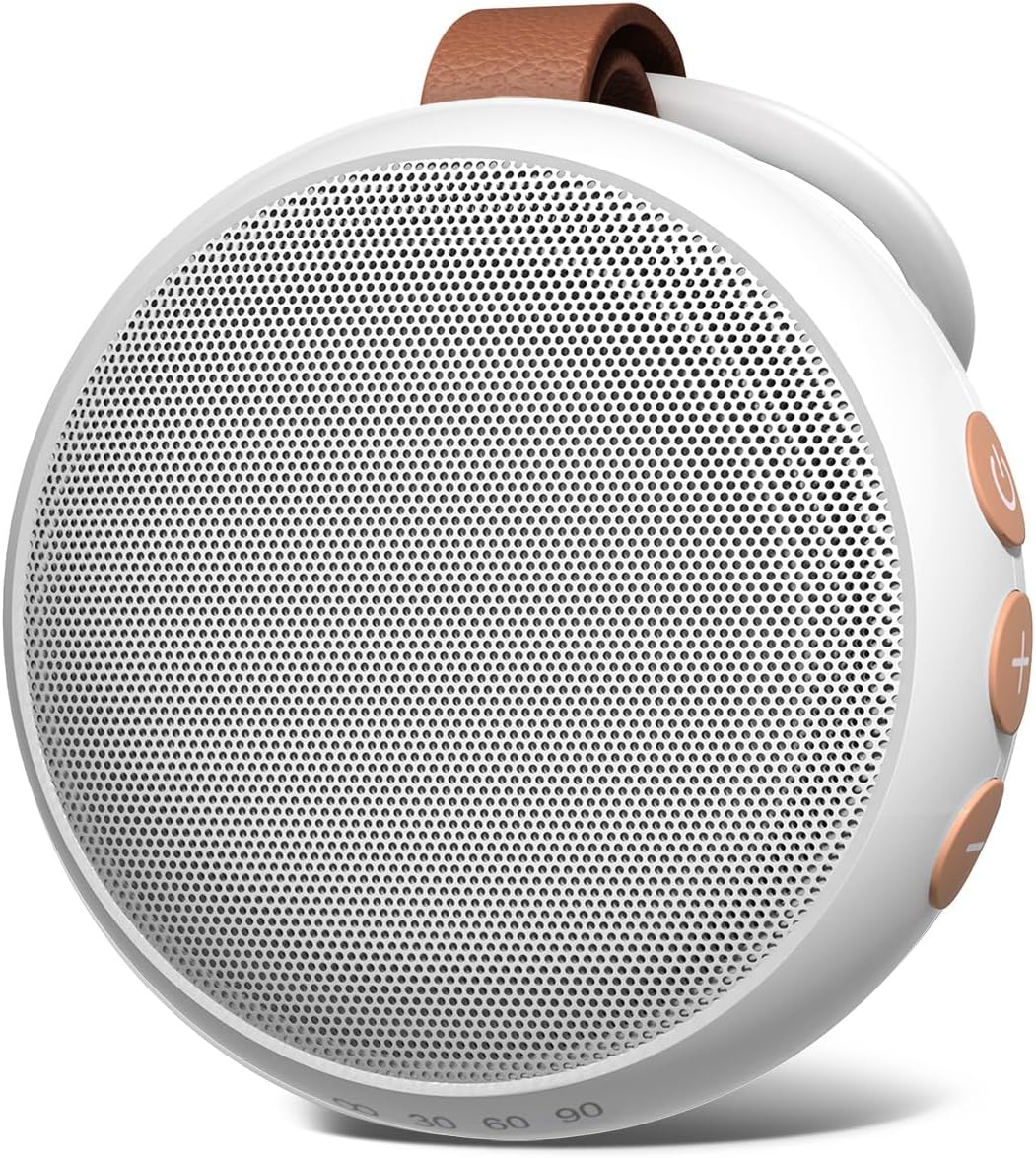 Mini White Noise Machine Sound Machine with 30 Soothing Sounds 32 Volume Levels Baby Portable Sleep Soother Rechargeable Travel Sound Therapy Pink Brown Noise Sleep Machine for Kid Adult