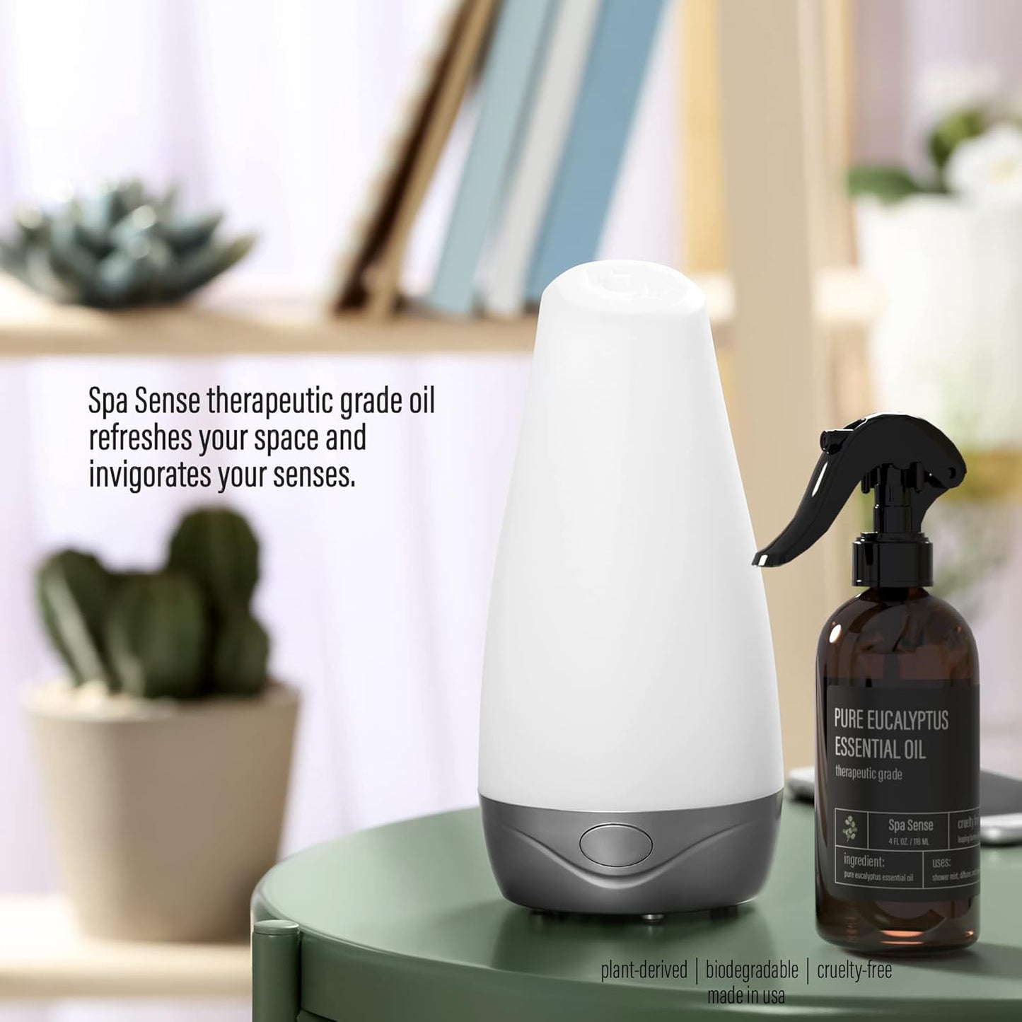 Pure Eucalyptus Oil Shower Mist and Steam Room Spray - Room Spray and Eucalyptus Spray for Shower - Premium Aromatherapy Essential Oil Spray - 4 Ounce, 2 Pack