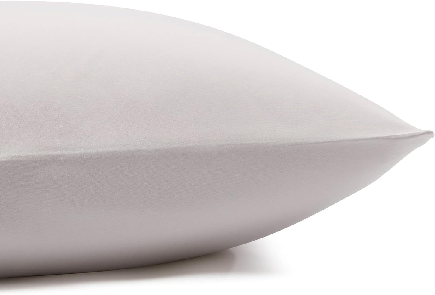 Amazon Basics Lightweight Super Soft Easy Care Wrinkle Free Microfiber 3 Piece Bed Sheet Set with 14-Inch Deep Pockets, Twin, Light Gray, Solid, Kids, Men & Women Bedding