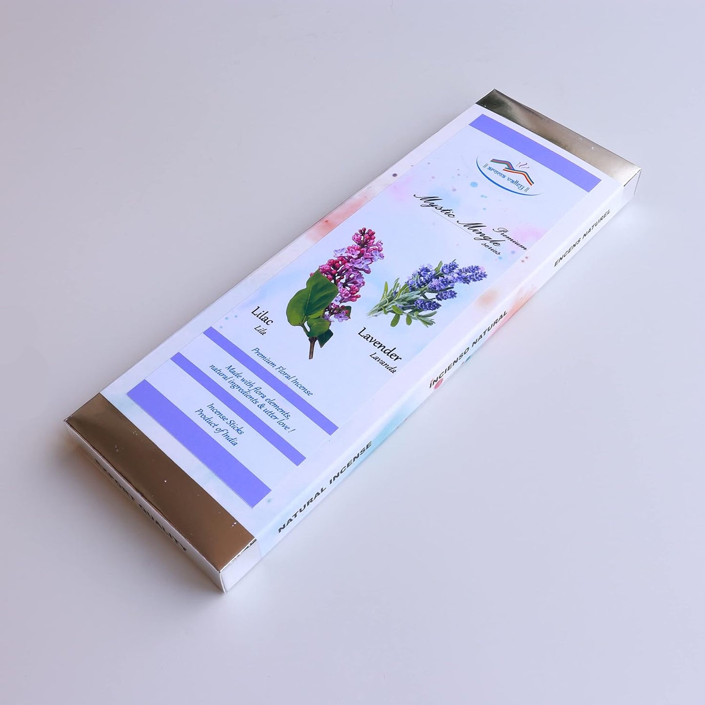 Lavender and Lilac Incense Sticks - Premium Quality Artisan Blend Hand-Dipped Incense - Uplifting, Calming, Stress-Relief, Relaxation, Meditation