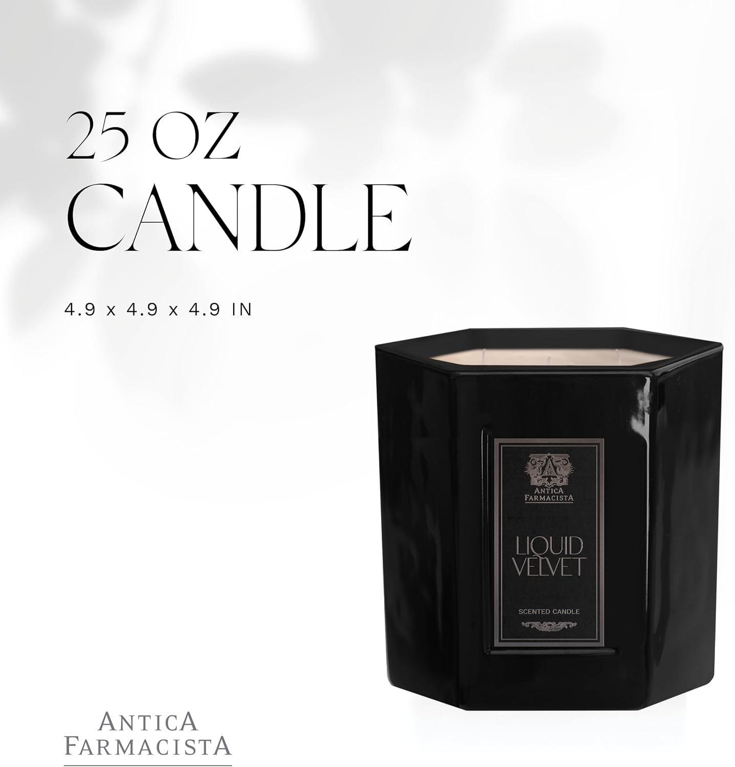 Antica Farmacista Three-Wick Candle - Decorative Home Candle - Long-Lasting & Premium Scented - Luxury Gift - Liquid Velvet, 25 oz