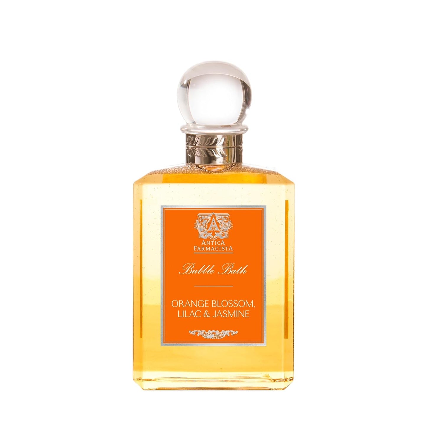 Antica Farmacista Bubble Bath - Relaxing Foam Bath with Honey, Jojoba Oil & Aloe Vera - Luxury Gift for Any Occasion - Orange Blossom, Lilac & Jasmine, 16 fl oz