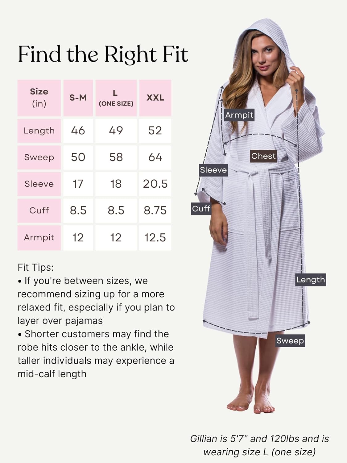 Turquaz Lightweight Full-Length Robes For Women Waffle Kimono Bathrobe - Soft, Fast-Drying, Long-Lasting Cotton Blend Unisex
