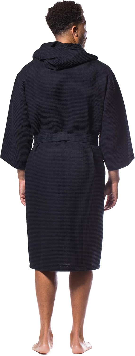 Turquaz Lightweight Full-Length Robes For Women Waffle Kimono Bathrobe - Soft, Fast-Drying, Long-Lasting Cotton Blend Unisex