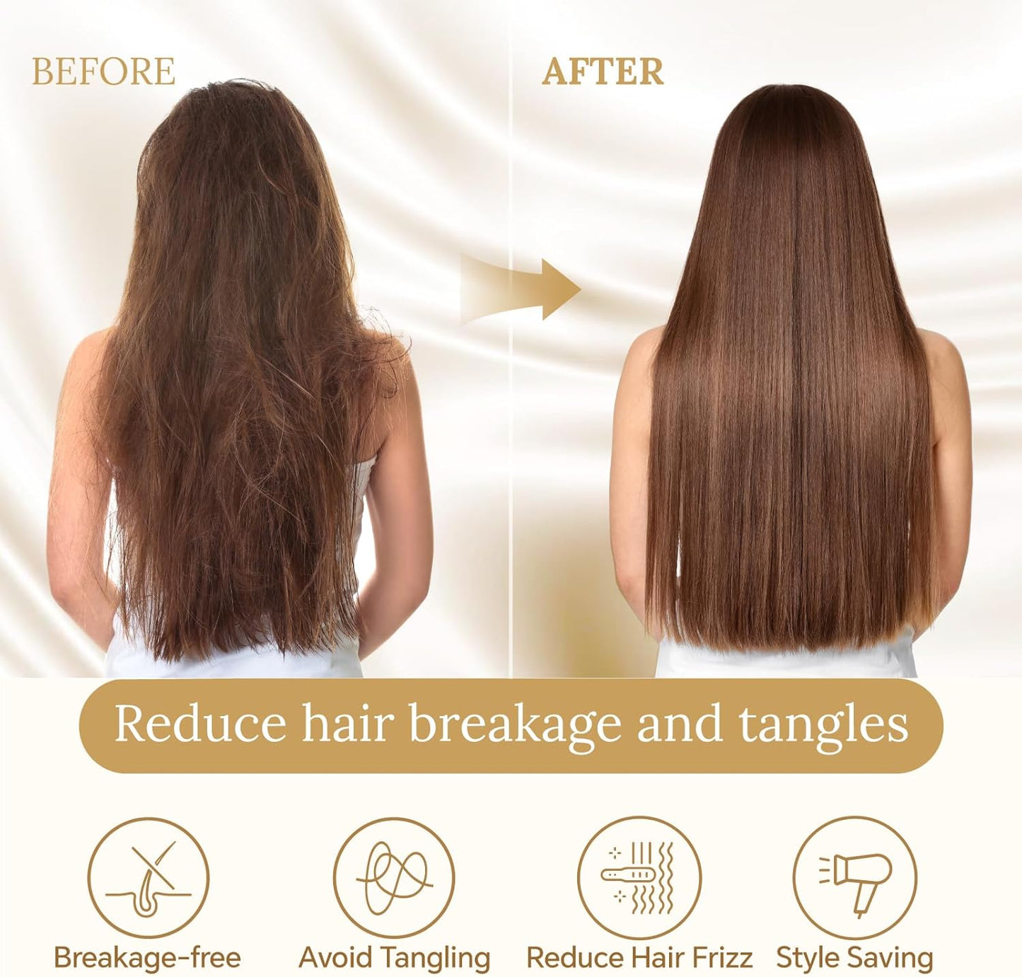 INFIIXSO Body Pillow Cover with Zipper, Luxury Mulberry Silk Body Pillow Case 20x54 Inches, Ultra Smooth and Soft Cooling Long Pillowcase, Gift for Women, Men(ICY Morn)