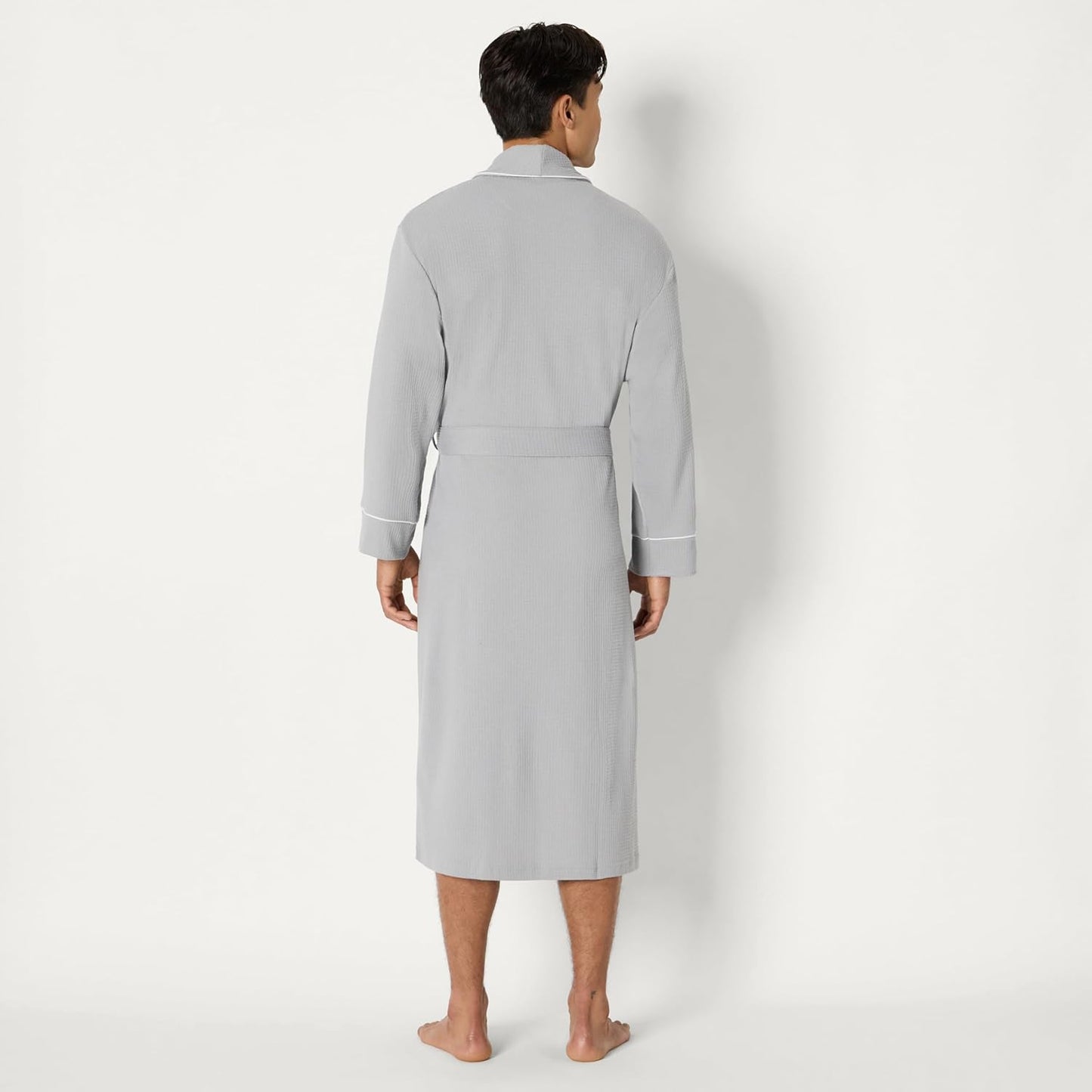 Amazon Essentials Mens Lightweight Waffle Bathrobe (Available in Big & Tall)
