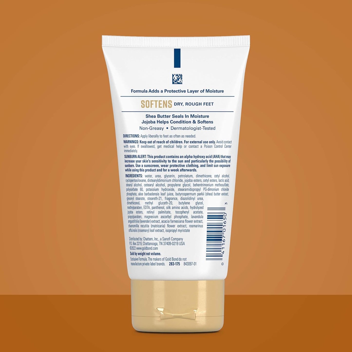 Gold Bond Softening Foot Cream, 4 oz., With Shea Butter to Soften Rough & Dry Feet
