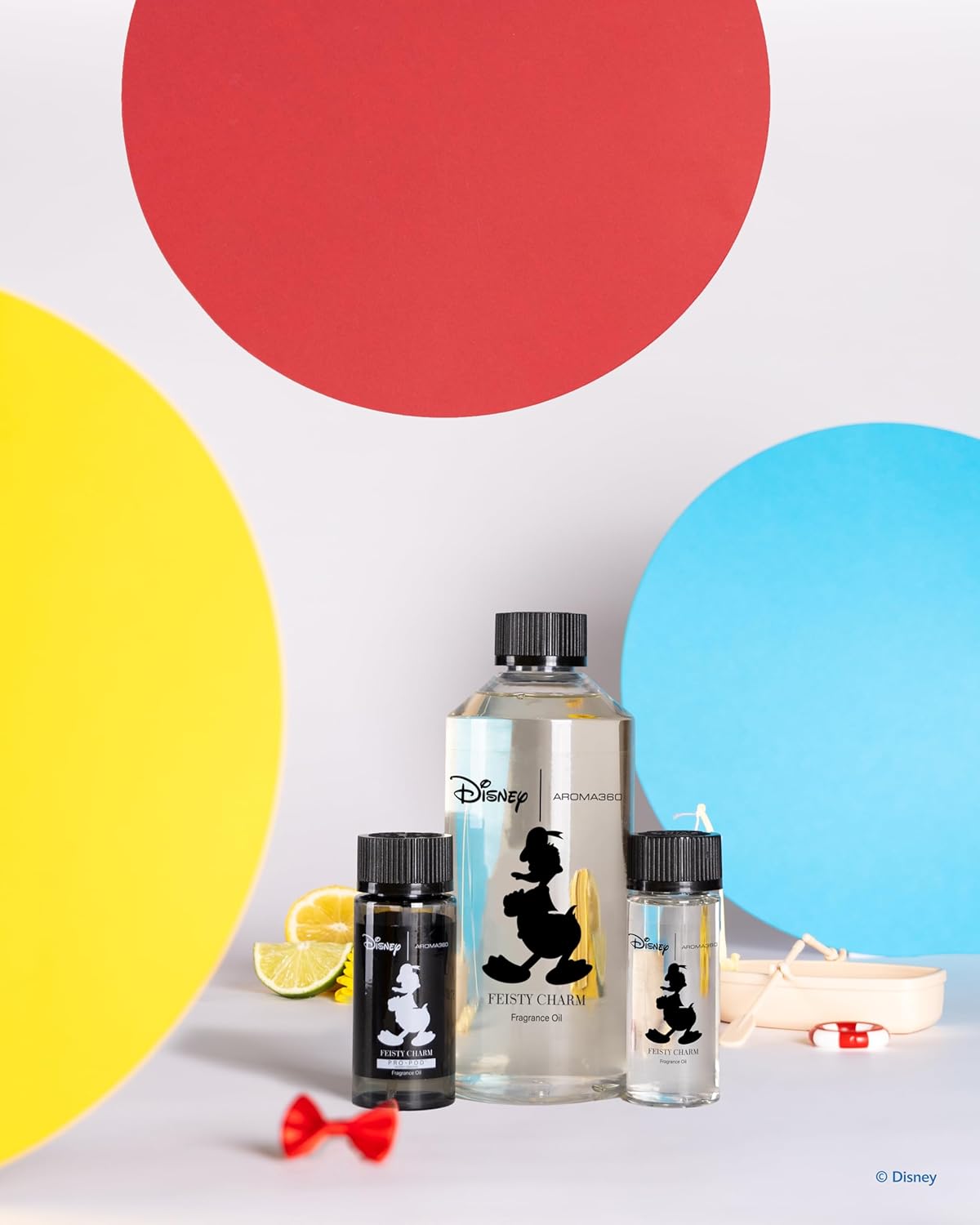 Aroma360 | Disney Feisty Charm Oil Blend | Donald Duck | Luxury Essential Oil | Aromatherapy Scent Diffuser Oil | Blue Cedar, Cardamom and Eucalyptus 16.9 fl oz, 500 mL
