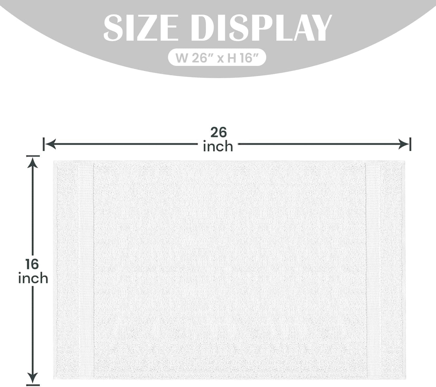 Reed&Pick Salon Towels – 50 Pack White Hand Towels 100% Cotton Spa Towel – 16x27 inches Highly Absorbable Facial, Gym, Hair, Face, Bulk Small Towels