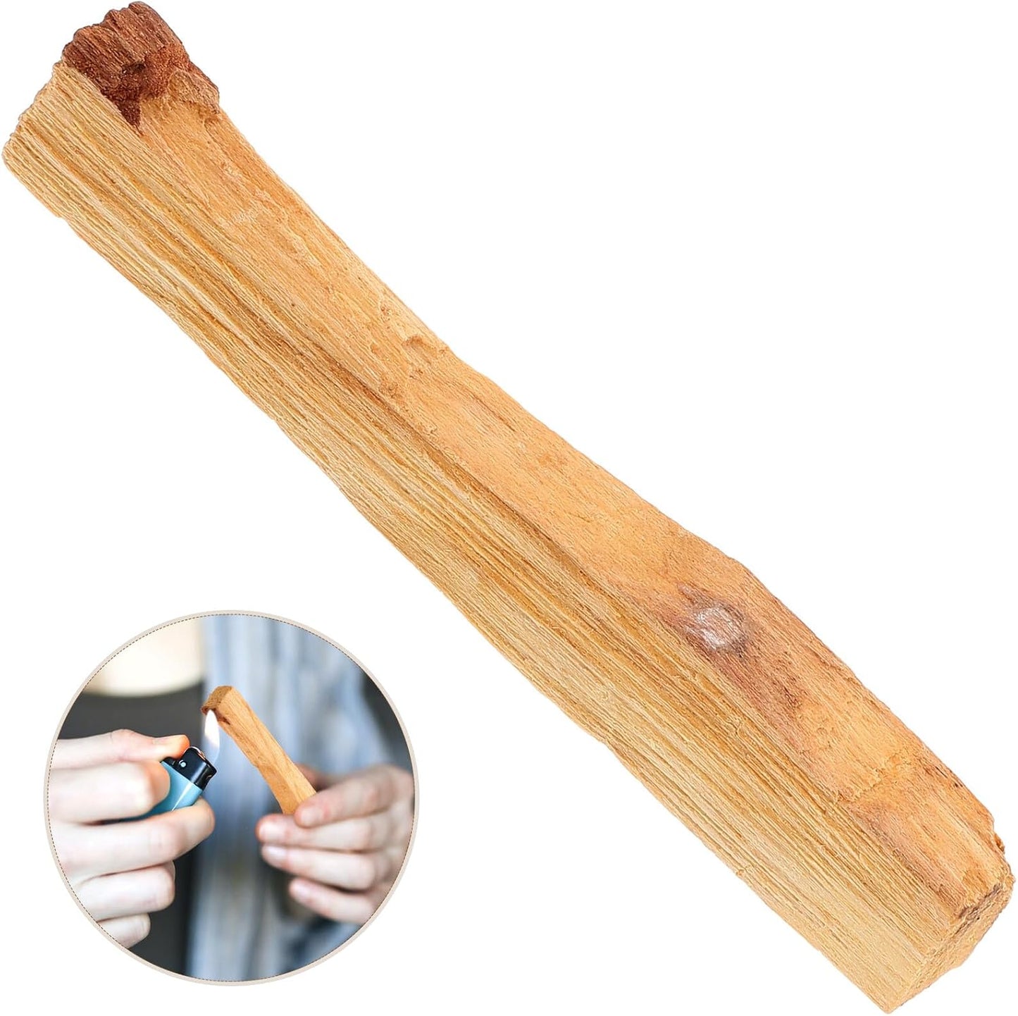 Purifying Holy Wooden Incense Sticks for Meditation Yoga Stress Relief Smudge Stick with Natural Aromatic Fragrance Compact Santo Incense for Home and Office Relaxation