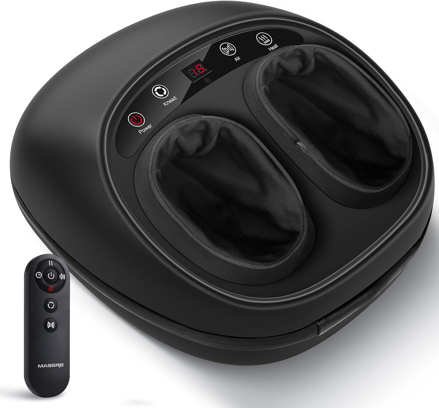 Foot Massager with Heat, Deep Kneading Therapy Compression, Shiatsu Feet Massager Machine for Plantar Fasciitis, Neuropathy Pain, Birthday Gifts for Women Mom Men Dad
