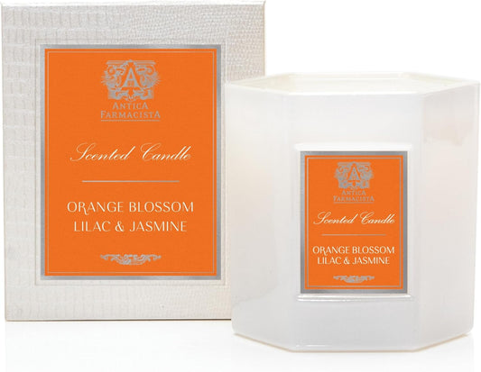Antica Farmacista Luxury Scent Candle - Decorative Home Candle - Long-Lasting & Premium Scented - Luxury Gift - Orange Blossom, Lilac & Jasmine, 9 oz
