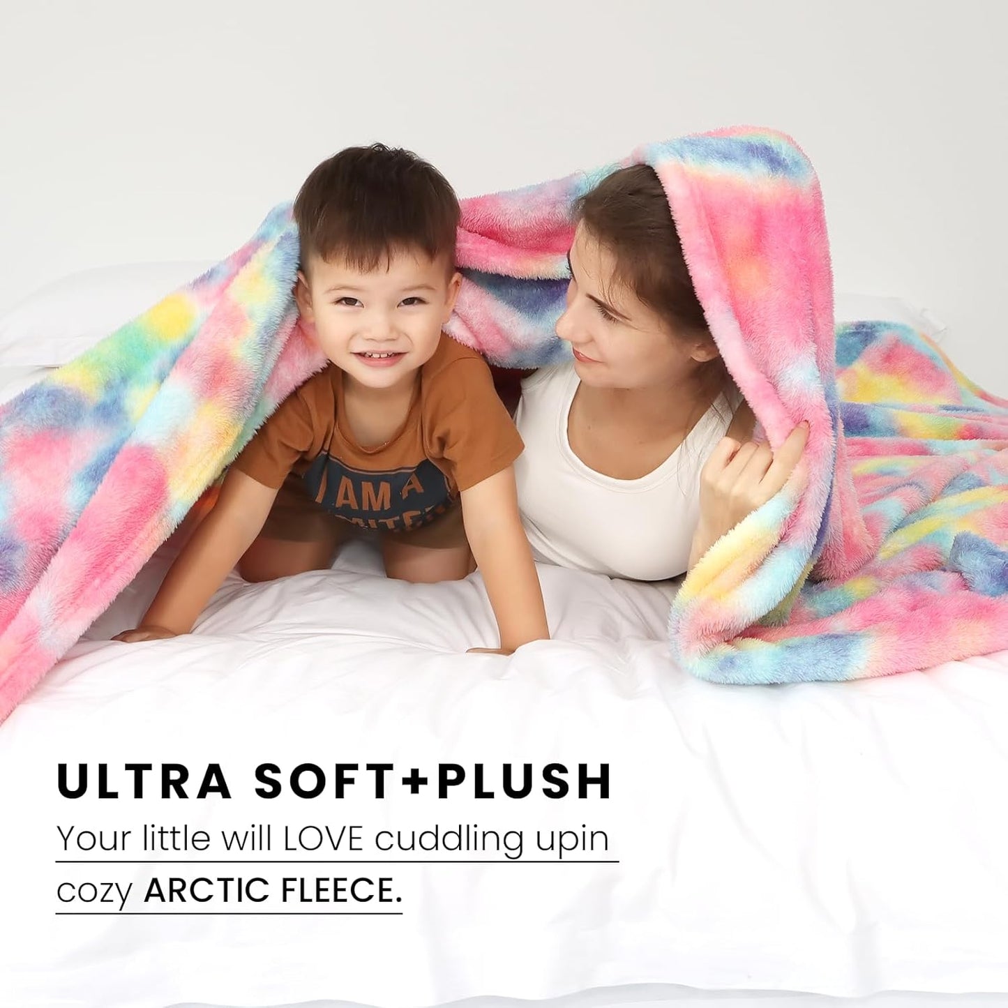Fleece Throw Blanket Cozy Soft Lightweight Throw Blankets Warm Plush Colorful Fall Blankets and Throws Couch Sofa Bed Camping Travel Picnic Outdoor Blanket Bedding Kid Baby Boys Girls Adults