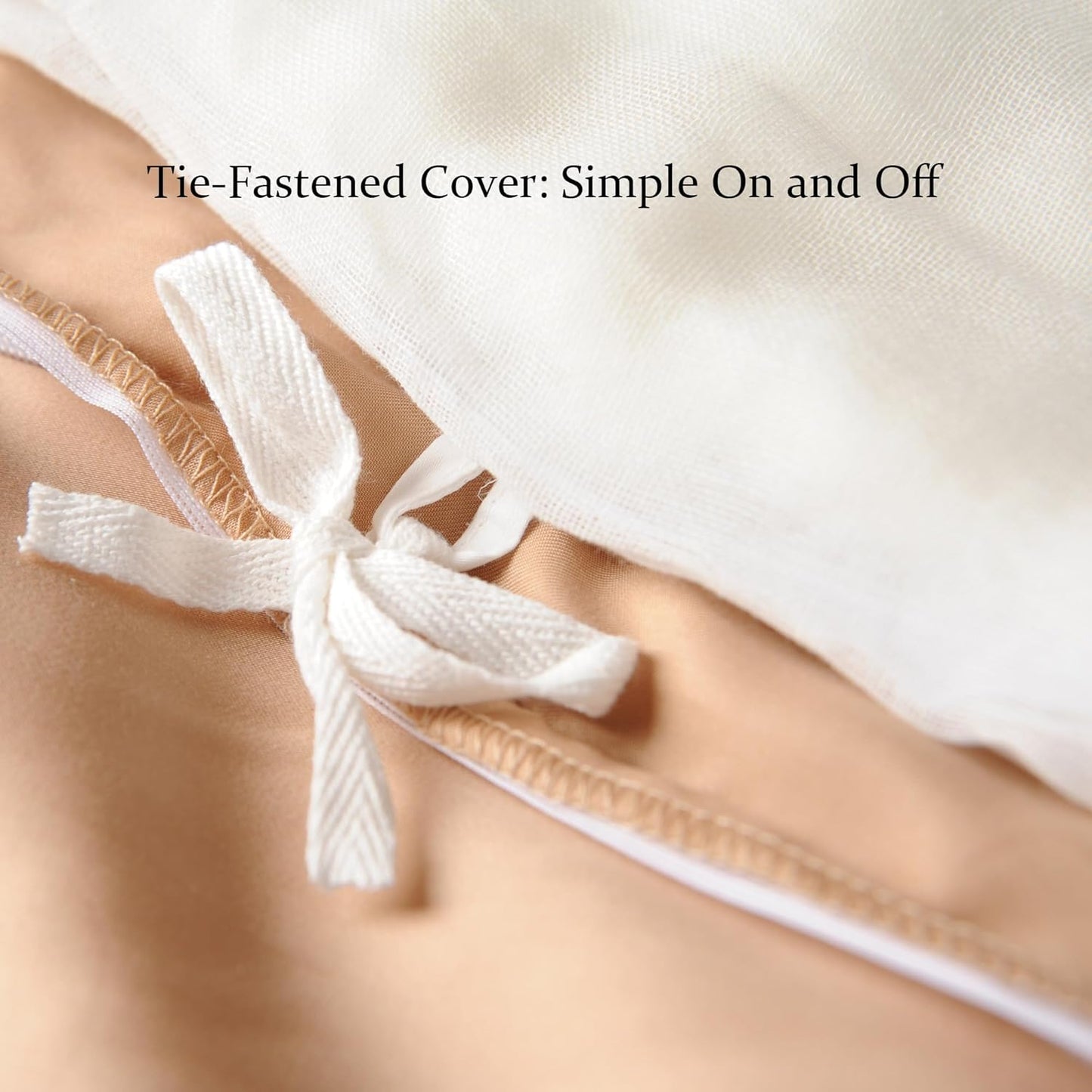 CUDDLE DREAMS Lightweight Silk Filled Comforter for Summer, Detachable Tencel Duvet Cover for Easy Care, Naturally Breathable (Bronze, Queen)