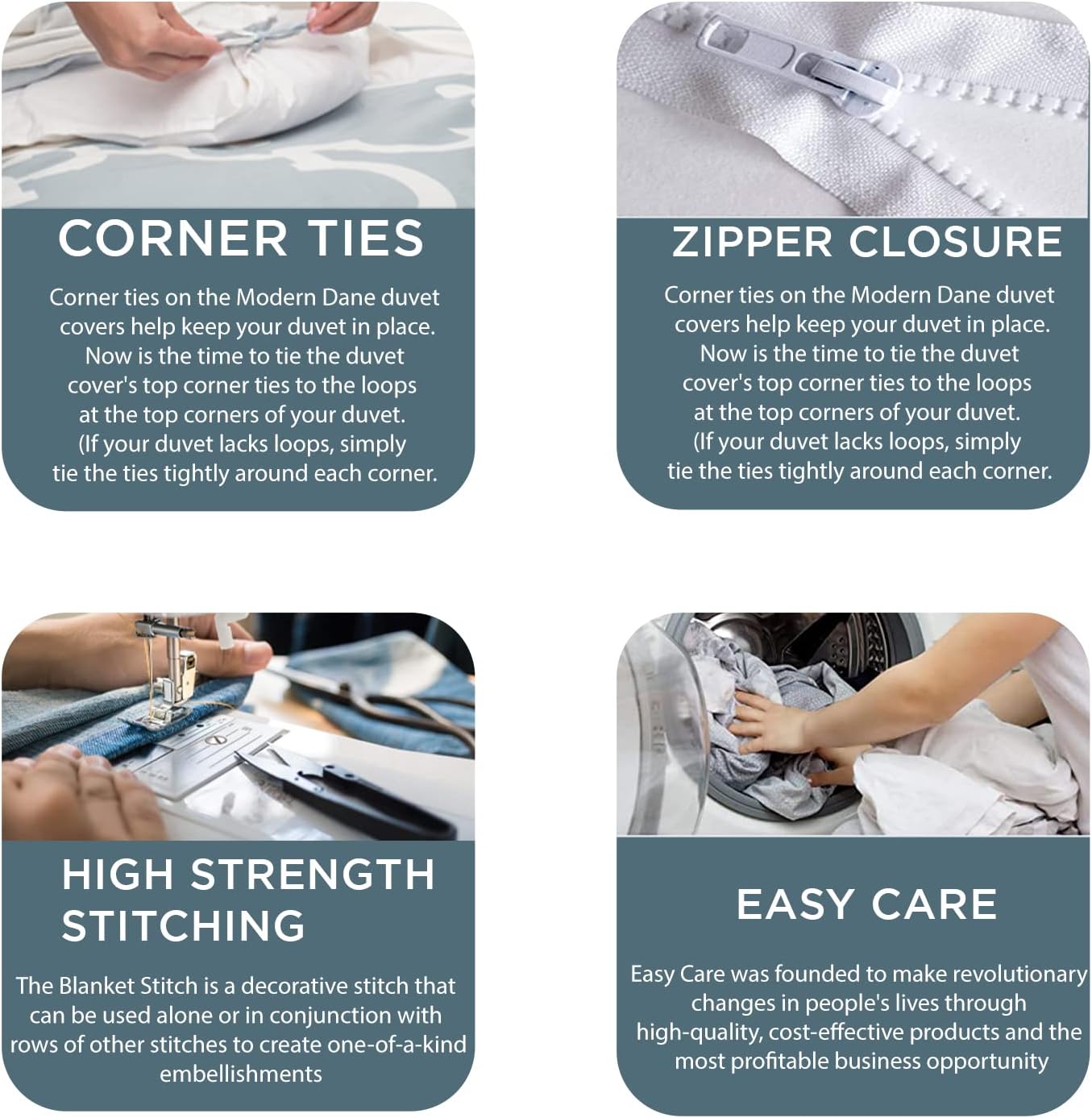 100% Egyptian Cotton Duvet Cover Queen 800 Thread Count Long Staple Quilt 1 Duvet Cover 2 Pillow Shams Solid Pattern Silky Soft, Breathable Cover Set 3 Piece All Season Set for Comforter(Teal)