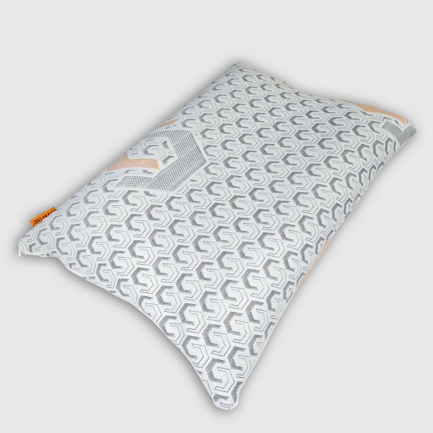 360 Hybrid Pillow® – Cervical Neck Pillow for Pain Relief | Ergonomic & Adjustable for Back, Side, Stomach Sleepers, Contoured Neck Roll, Shoulder Loft, Queen Size 29"x19", Patented Orthopedic Comfort