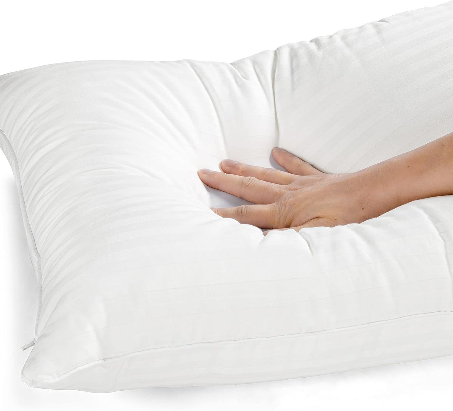 EverSnug Adjustable Pillows for Sleeping, Cooling Support, Set of 2 (King, Down Alternative)
